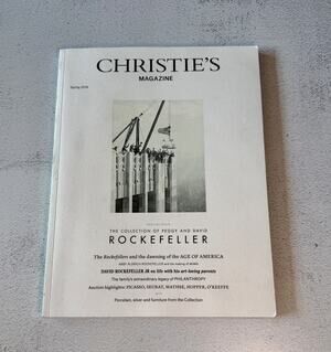 2018 Christie’s Magazine David Rockefeller Art Collection MoMA Furniture Silver